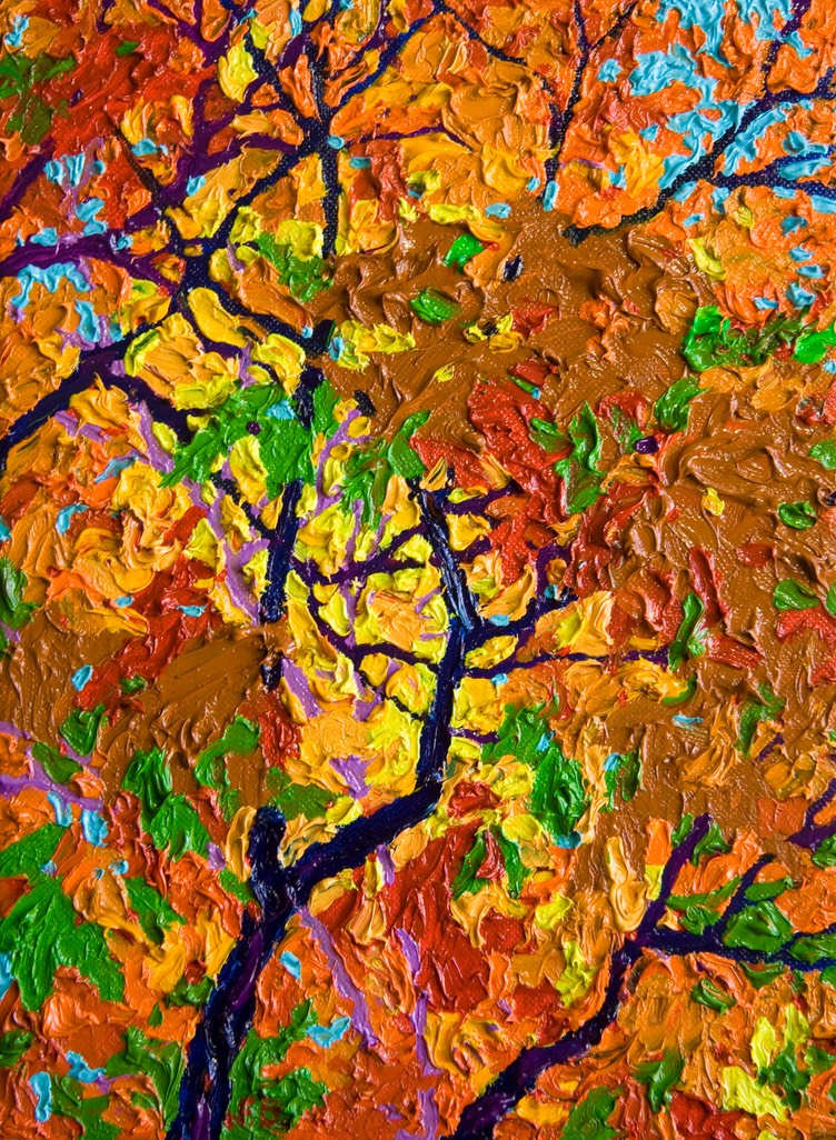 Autumn Fire Santa Fe - 9" x 12"