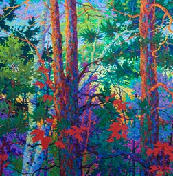 Awakening Night  - 36" x 36"