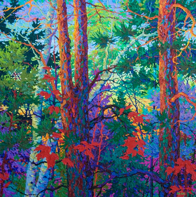 Awakening Night - 36" x 36"