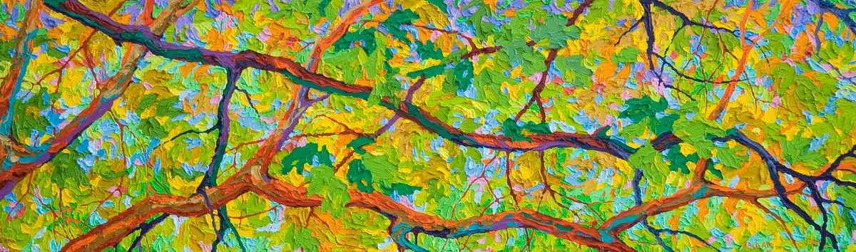 Balaams Wood Reaching Out - 14" x 46"