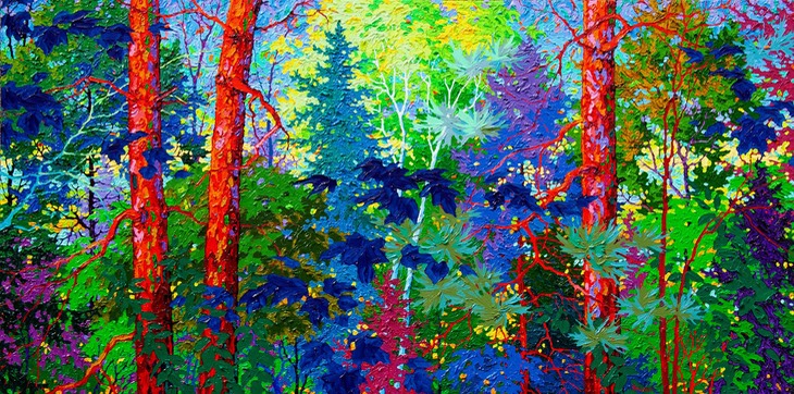 Blue Leaves of Evening N LO