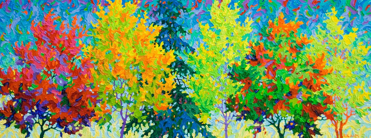 Conversation Series - On The Way To The Studio - 16" x 42"