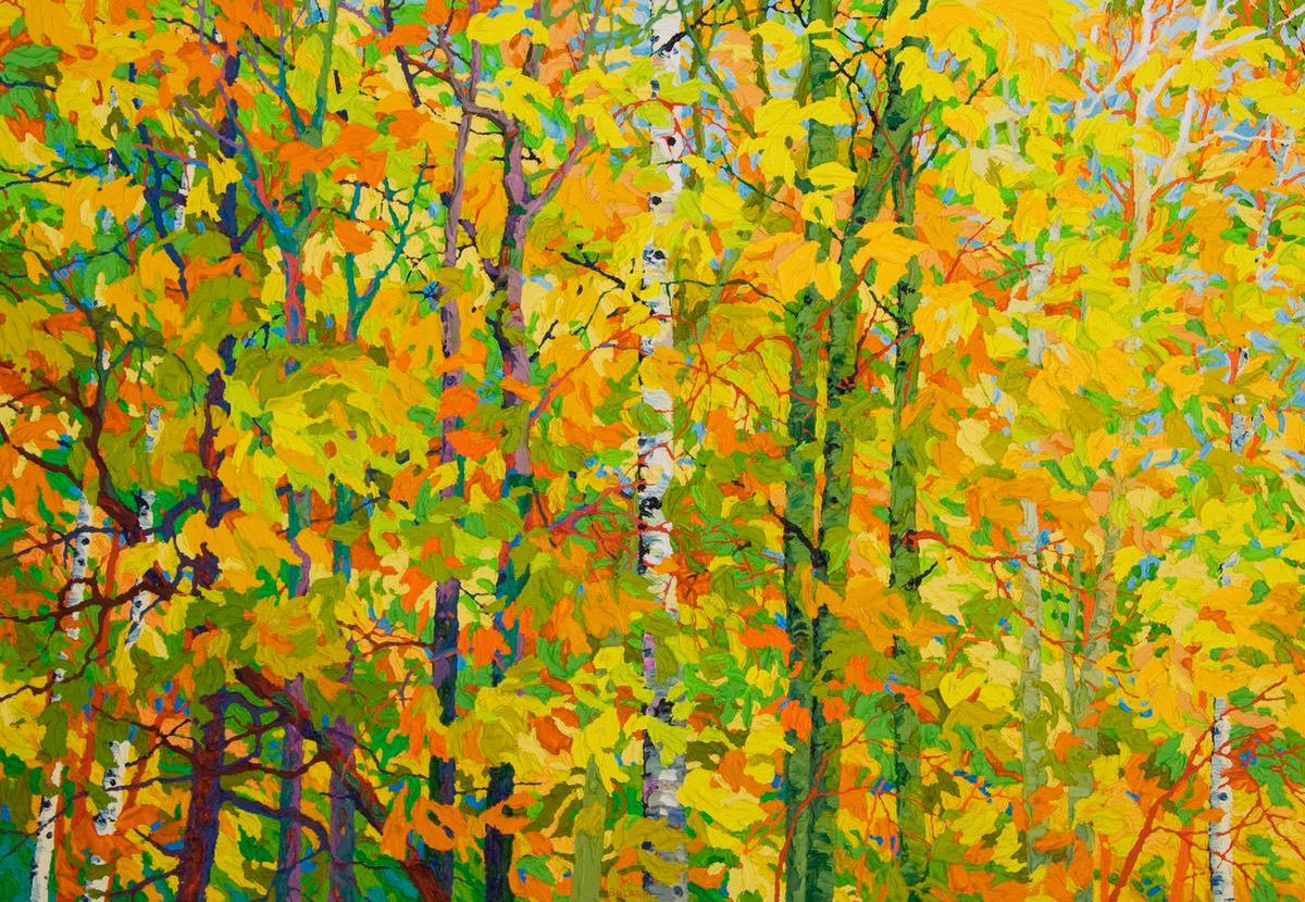 Cool Autumn Light - 32" x 46"
