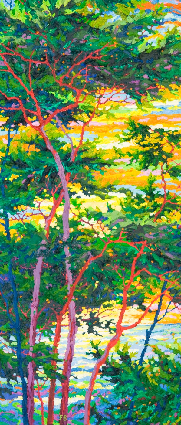 Cypress at Pebble Beach I  - 32" x 14"