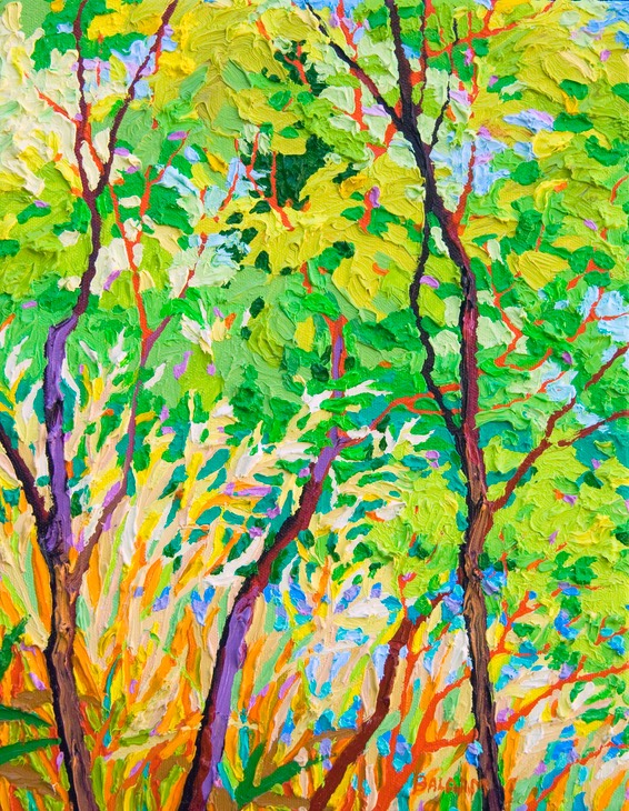 Gaze -  Marsh II  - 14" x 11"