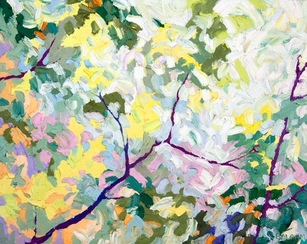 Morning Glimpse - Spring I  - 12" x 15"