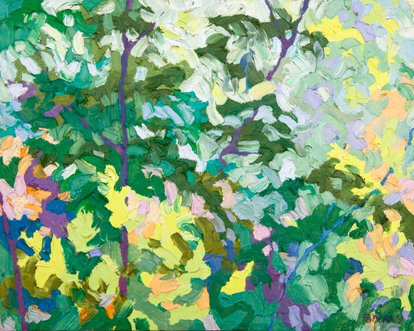 Morning Glimpse - Spring III  - 12" x 15"