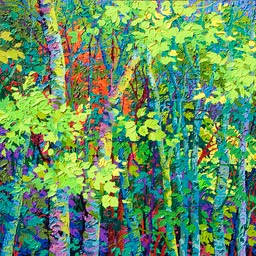 Night Light II - 26" x 26"