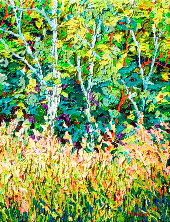 On the Way to Slide Lake I  - 14" x 11"