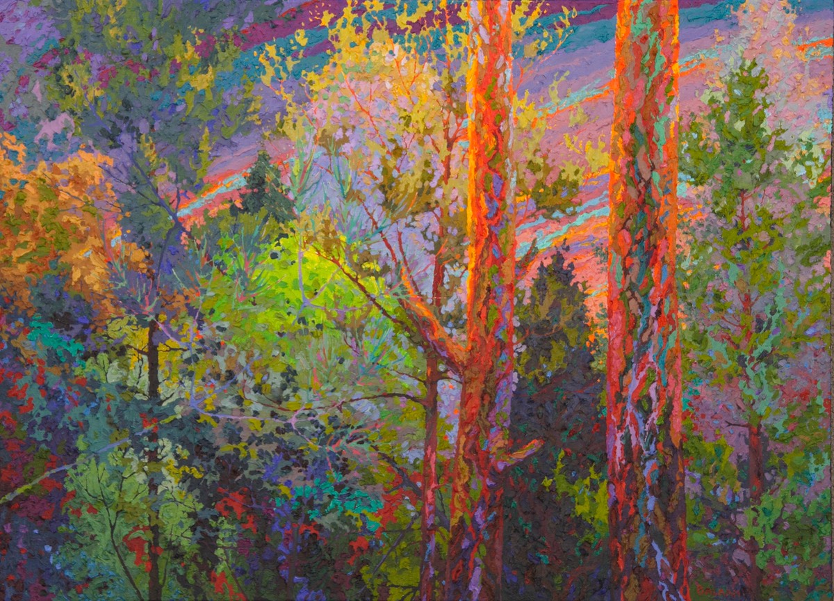 Turquoise Sunset - 44 x 32